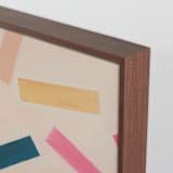 "Confetti 2" - Art Print in Cotton Candy by Maja Cunningham - Frame Close-up