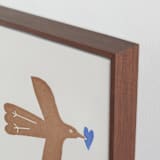 "Little Messenger" - Art Print in Clay by Alisa Galitsyna - Frame Close-up