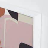 "Ava 1" - Art Print in Ginger Nutmeg by cyrille gulassa - Frame Close-up