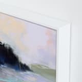 "Meandering Ways" - Art Print in Soft Pink by Shraddha Dharia - Frame Close-up