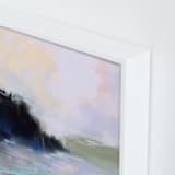 "Meandering Ways" - Art Print in Soft Pink by Shraddha Dharia - Frame Close-up