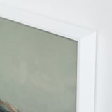 "Waterton Glacier" - Art Print in Mint by Wendy Keller - Frame Close-up