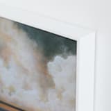"Reunion 1" - Art Print in Peach by Mya Bessette - Frame Close-up