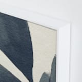 "Simple But So" - Art Print in Navy Blue by Pamela Viola - Frame Close-up