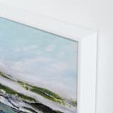 "Rugged Coast" - Art Print in Sea by Karen Kaul - Frame Close-up