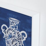 "Chinoiserie Tableware 1" - Art Print in Ink by Teju Reval - Frame Close-up