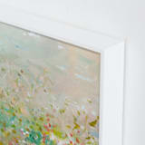 "English Garden II" - Art Print in Evergreen by Lindsay Megahed - Frame Close-up