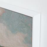 "Flower Meadow 2" - Art Print in Grass Green by Wendy Keller - Frame Close-up