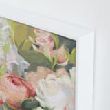 "A Nectar Affair" - Art Print in Pale Peach by Khara Ledonne - Frame Close-up