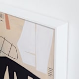"GATTO" - Art Print in neutral by Keren Toledano - Frame Close-up