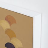 "Ginkgo Leaves" - Art Print in Marigold by Yohaku Oshima - Frame Close-up