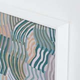 "the days catch" - Art Print in Soft Peach by Nina Leth - Frame Close-up