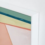 "I Think I Could Be Happy Here II" - Art Print in Earth Tone Green by Christina Flowers - Frame Close-up