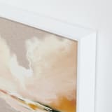 "Lulu's Landing" - Art Print in Pale Peach by Katy Abraham - Frame Close-up