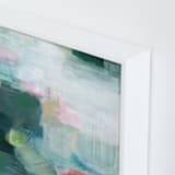 "Cascading Forest 2" - Art Print in Forest Green by AlisonJerry - Frame Close-up