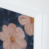 "Moody Florals II" - Art Print in Pale Pink by Angel Walker - Frame Close-up