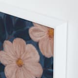 "Moody Florals II" - Art Print in Pale Pink by Angel Walker - Frame Close-up