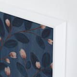 "Moody Florals I" - Art Print in Pale Pink by Angel Walker - Frame Close-up