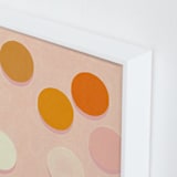 "Party" - Art Print in Salmon Pink by Alisa Galitsyna - Frame Close-up
