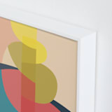"The Climb" - Art Print in Coral by Christina Flowers - Frame Close-up