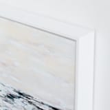 "Faded Fury Diptych II" - Art Print in Blush by Nicoletta Savod - Frame Close-up