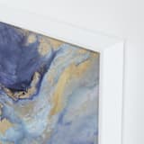 "Olympia Rises" - Art Print in Indigo by Julia Contacessi - Frame Close-up