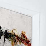 "Le Mirage" - Art Print in Black Grey by Carmen Guedez - Frame Close-up