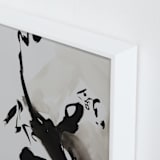 "Ink perspective" - Art Print in Black and white ink by Svitlana Martynjuk - Frame Close-up