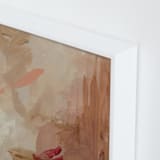 "Bourbon Splash" - Art Print in Amber Bourbon by Marguerite Andrews - Frame Close-up