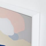 "Blue Mountains" - Art Print in blue by Jennifer Hallock - Frame Close-up