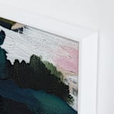 "Into The Mist III" - Art Print in Mist by Kayla King - Frame Close-up