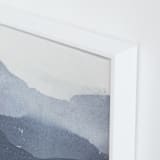 "Sacred Beginning No. 1" - Art Print in Indigo by Julia Contacessi - Frame Close-up