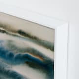 "Blue Embrace / Sky over Ocean" - Art Print in Moonlight Blue by Marta Spendowska - Frame Close-up