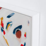 "Backpackers" - Art Print in Red by Mary Gaspar - Frame Close-up