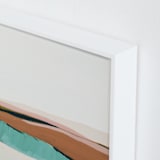 "California Seascape" - Art Print in Sandy peach by Caryn Owen - Frame Close-up