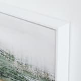 "The Forest for the Trees" - Art Print in Forest Green by Karen Kaul - Frame Close-up