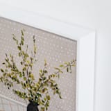 "Everyday Grace 2" - Art Print in Beige by Arohika Verma - Frame Close-up