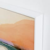 "Orange Sunset Scenery 2" - Art Print in Orange by Shina Choi - Frame Close-up