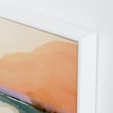 "Orange Sunset Scenery 2" - Art Print in Orange by Shina Choi - Frame Close-up