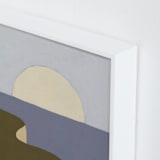 "New Day" - Art Print in Lavender Purple by Alisa Galitsyna - Frame Close-up