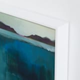 "Waterfall Crossing" - Art Print in Waterfall Blue by AlisonJerry - Frame Close-up