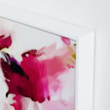 "By the window I" - Art Print in Shades of Pink by Parima Studio - Frame Close-up