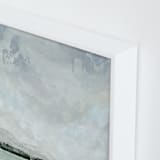 "Glacier" - Art Print in Frost by Holly Whitcomb - Frame Close-up