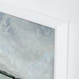 "Glacier" - Art Print in Frost by Holly Whitcomb - Frame Close-up