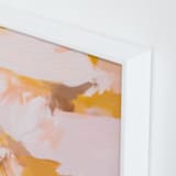 "Marigolds No.2" - Art Print in Marigold Orange by Parima Studio - Frame Close-up