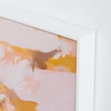 "Marigolds No.2" - Art Print in Marigold Orange by Parima Studio - Frame Close-up