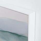 "Echo of a Memory 2" - Art Print in Soft Blue by Rebecca King - Frame Close-up