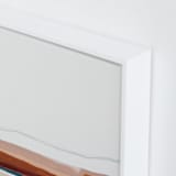 "Warm Pacific Seascape Diptych II" - Art Print in navy blue by Caryn Owen - Frame Close-up