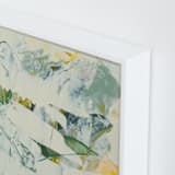 "Emerald Waltz" - Art Print in Vibrant Gold by Grayling - Frame Close-up