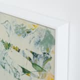 "Emerald Waltz" - Art Print in Vibrant Gold by Grayling - Frame Close-up
